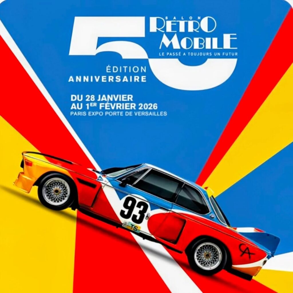 R&eacute;tromobile Paris 2026 BMW Art Car
